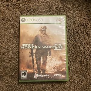 Xbox 360 game call of duty modern warfare 2